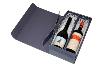 Gift box for two bottles (blue) - Image 3